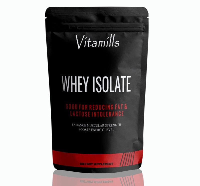 Vitamills Nutrition 100% Whey Protein Isolate Supplement Powder (S706) Advanced Whey Protein  (500 g, Cookies & Cream)