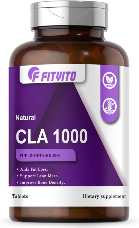 Fitvito CLA 1000 Fat Burner, fat burner for women & Men Tablets (D143)  (90 Tablets)