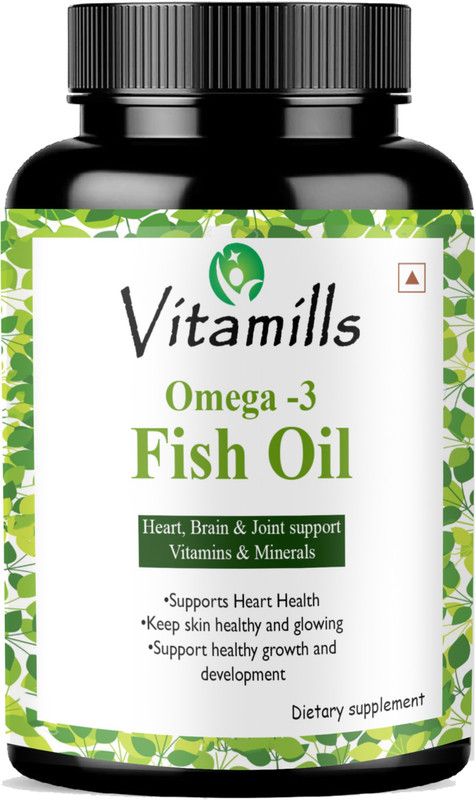 Vitamills Fish Oil (Triple Strength) With Omega 3 Advanced  (30 Capsules)
