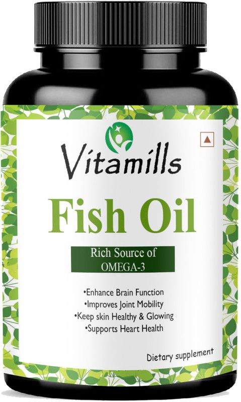 Vitamills Pro Fish Oil (Triple Strength) With 1000Mg Omega 3 Pro  (30 Capsules)
