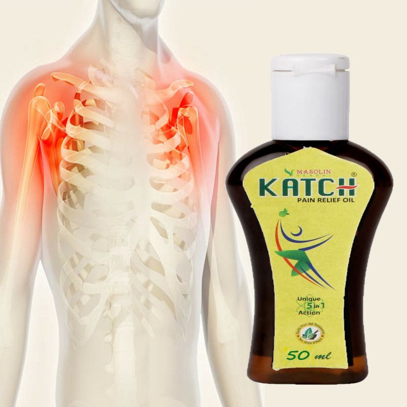 Masolin Herbal Katch Ayurvedic Joint Pain Relief Massage Oil -50ml Liquid  (50 ml)