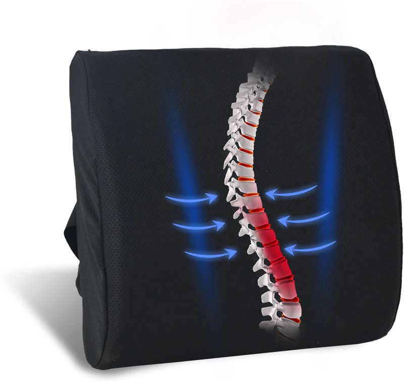 BEKVAM Lumbar Support Pillow for Office Chair Back Support Pillow for Car, Computer Lumbar Support
