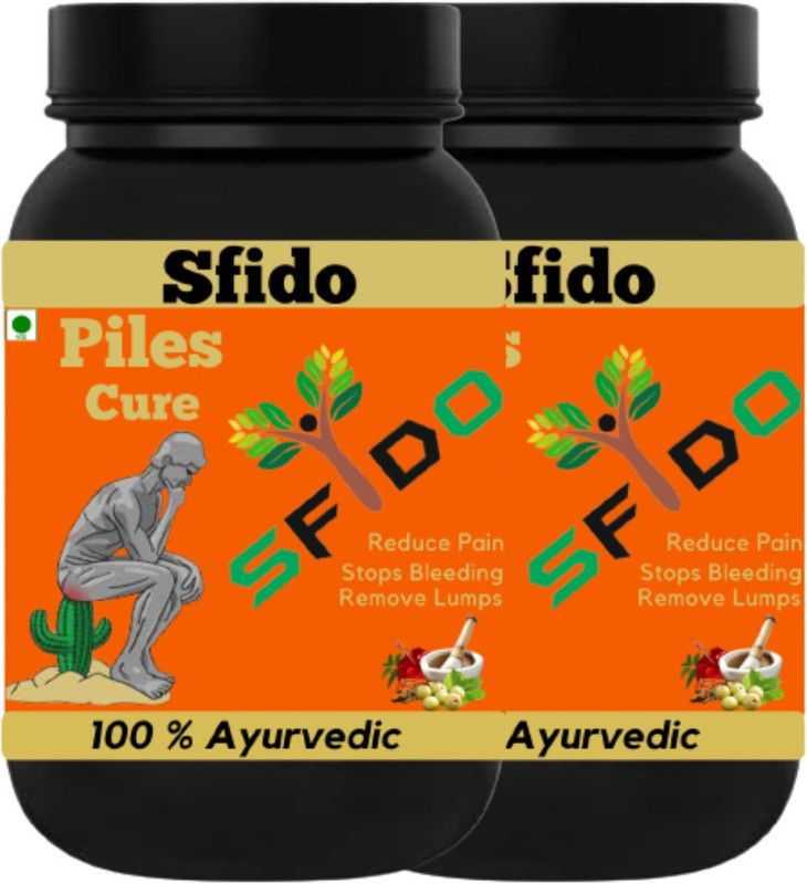 hindustan herbal Piles Cure, Stop Bleeding, Stop Piles, Pain, Flavor Orange, Pack of 2  (2 x 100 g)