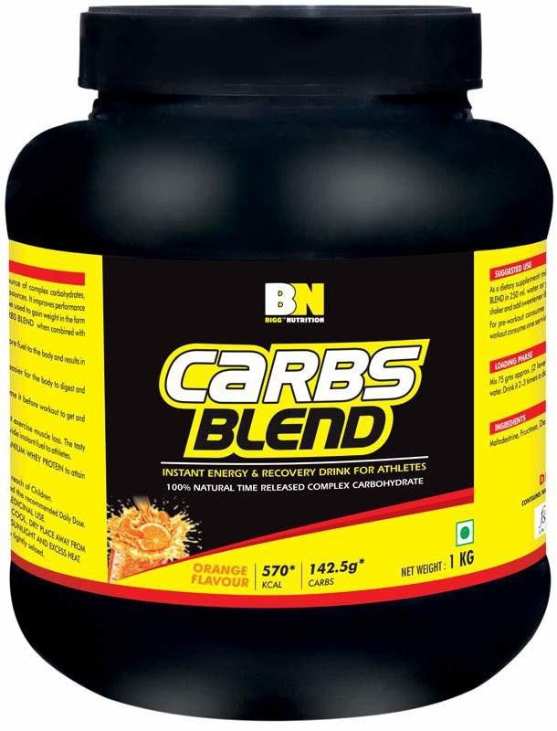 Bigg Nutrition Carbs Blend Protein Blends  (1 kg, Orange)