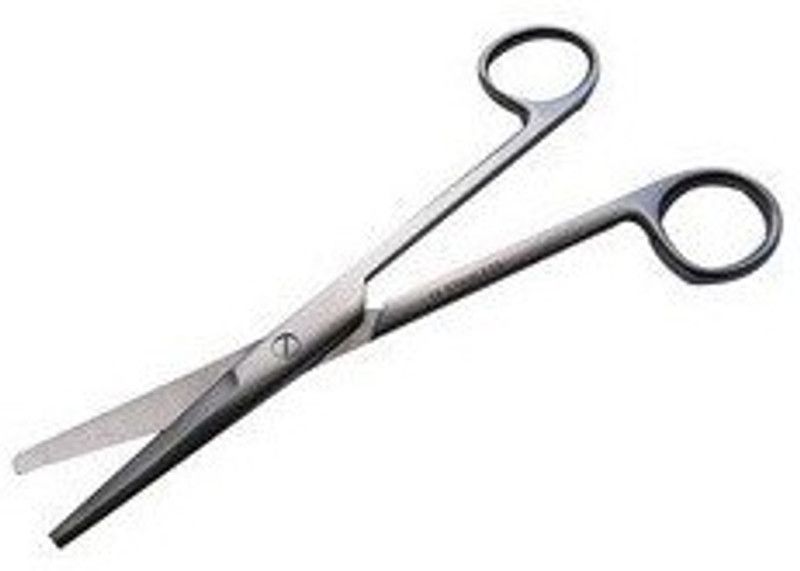 Forgesy MAYO SCISSOR STR Mayo Scissors  (Blunt/Sharp Blades)