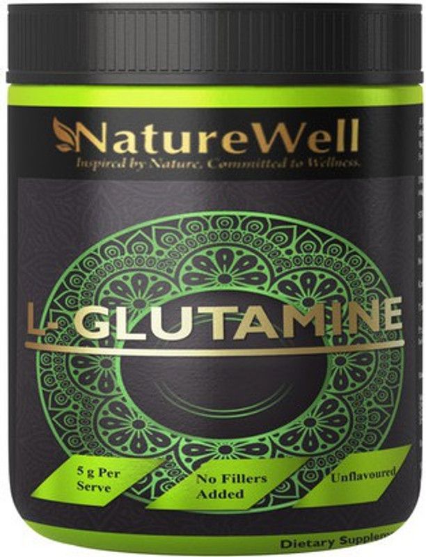 Naturewell Micronised L - Glutamine Powder Supplement (G102) Glutamine  (300 g, Unflavored)