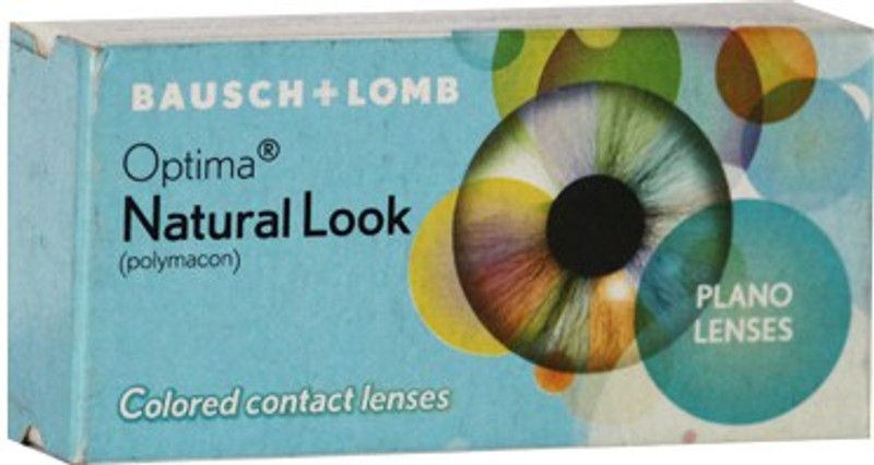BAUSCH & LOMB Quaterly Disposable  (-6, Colored Contact Lenses, Pack of 2)