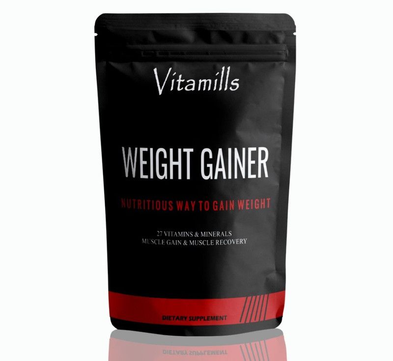 Vitamills Nutrition Super Gainer XXL Weight Gainers/Mass Gainers (S690) Ultra Weight Gainers/Mass Gainers  (5000 g, Unflavored)