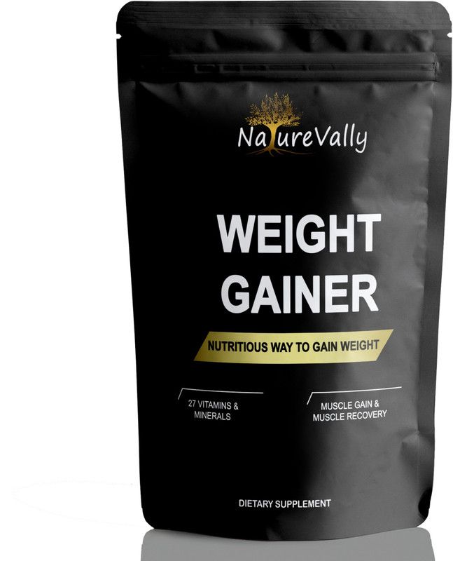 NatureVally Nutrition Super Gainer XXL Weight Gainers/Mass Gainers (S671) Ultra Weight Gainers/Mass Gainers  (500 g, Vanilla)
