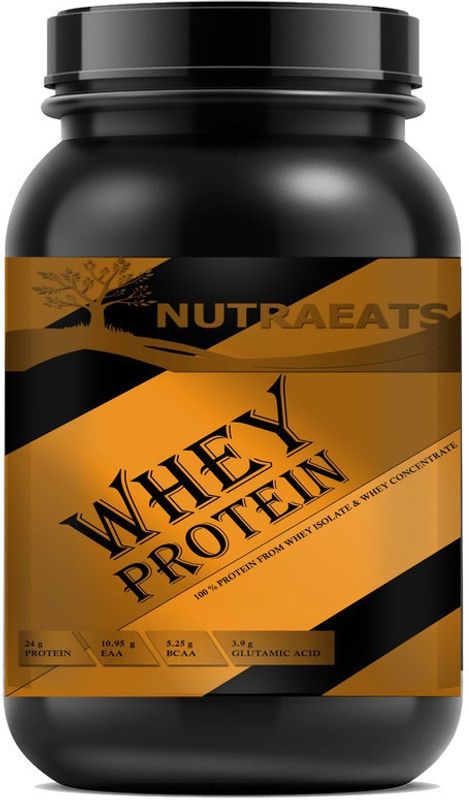 NutraEats Nutrition Protein Plus Supplement Mango Whey Protein Powder DSD5074 Whey Protein  (400 g, Mango)