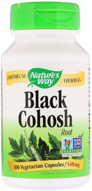 Nature's Way Nature's Way, Black Cohosh Root, 540 mg, 100 Vegetarian Capsules  (100 No)