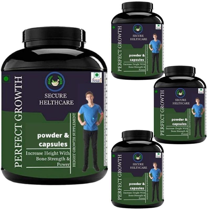 Hindustan Ayurveda Perfect Growth growth On Capsule Pack Of 4  (4 x 100 Tablets)