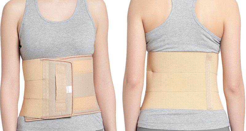 DEUS Abdominal belt for women after delivery tummy trimmer belt Abdomen Support Abdomen Support  (Beige)