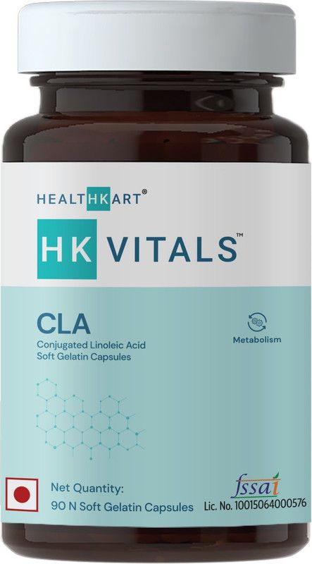 HEALTHKART CLA Fat Burner 1000mg with Conjugated Linoleic Acid  (90 No)