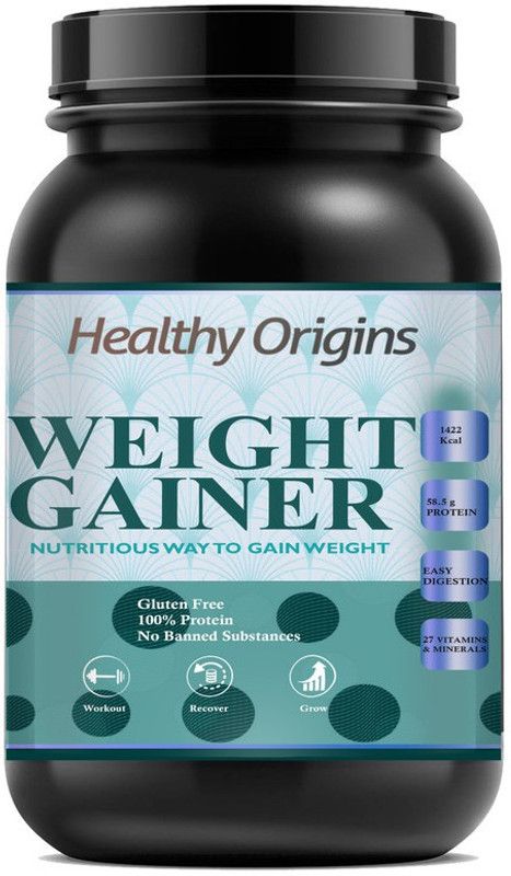 Healthy Origins Super Gainer XXL Weight Gainers/Mass Gainers (Chocolate) MW682 Premium Weight Gainers/Mass Gainers  (475 g, Chocolate)