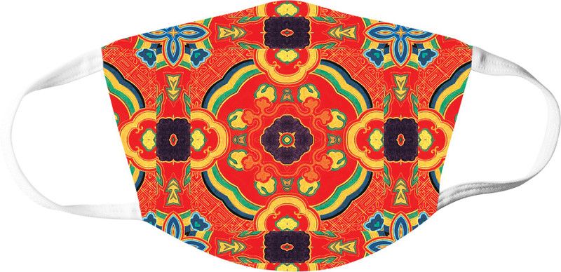 #CoolPanda Designer Printed Pollution Reusable Cloth Mask (Pack of 5) DMSKBFI107_5 Reusable Cloth Mask  (Multicolor, Free Size, Pack of 5)