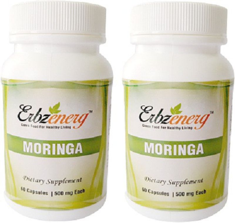 Erbzenerg Moringa Capsule 60 | 500mg (Pack of 2)  (2 x 250 mg)