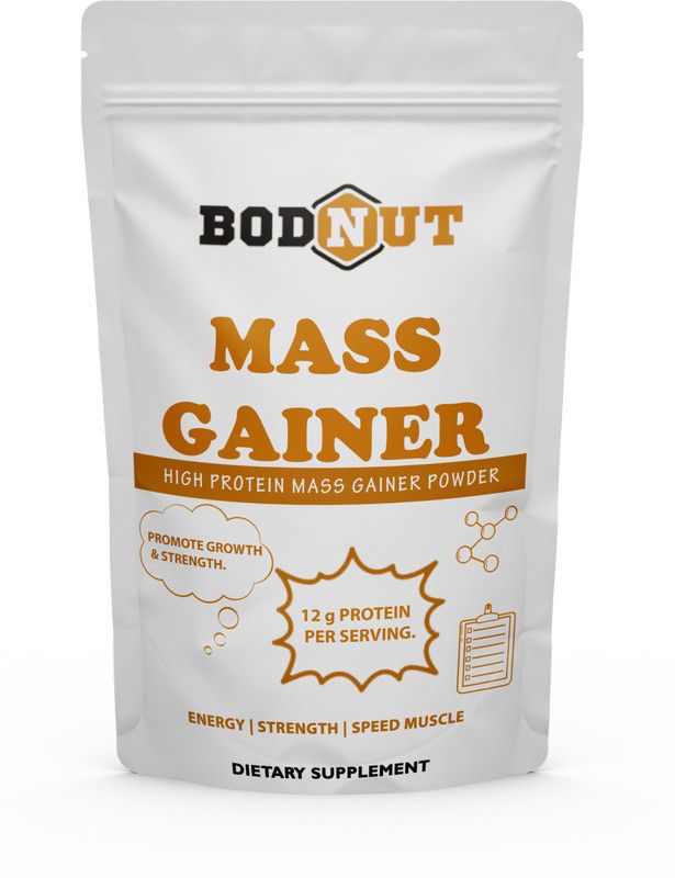Bodnut Super Gainer XXL Weight Gainers/Mass Gainers Advanced (OL143) Weight Gainers/Mass Gainers  (5000 g, Mango)