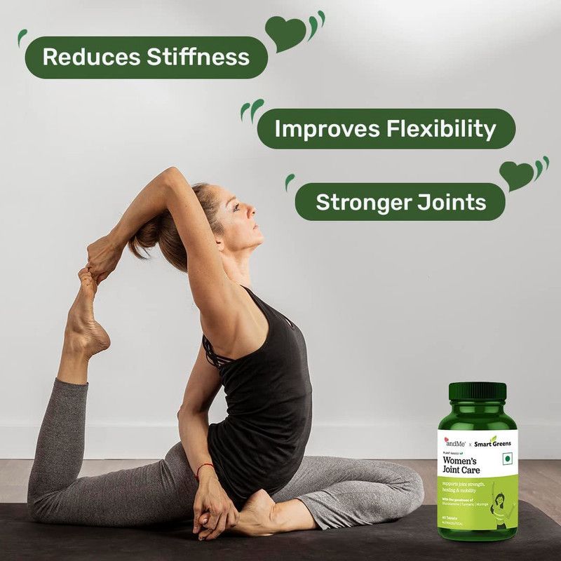 andMe Smart Greens Multivitamin Tablets | Vegan, Plant Based Multivitamin for Women  (60 Tablets)