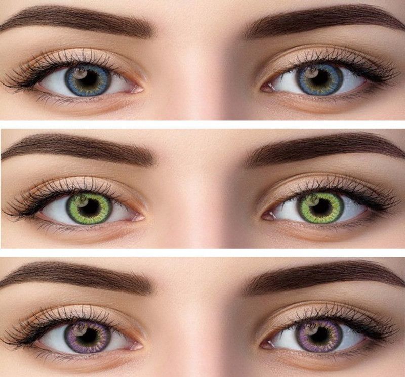 sonya lens Monthly Disposable  (0, Colored Contact Lenses, Pack of 6)
