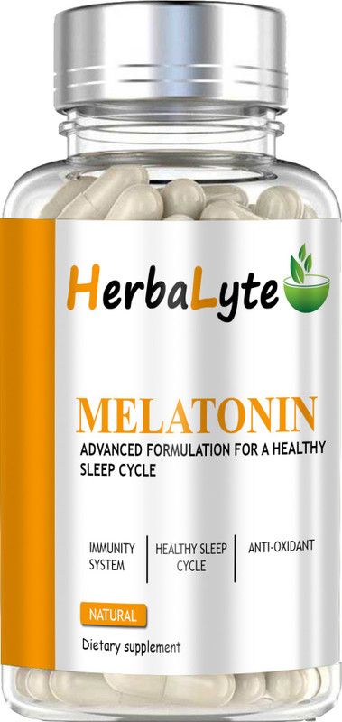 HERBALYTE Sleeping Pills Aid for Deep Sleep with Melatonin & Valerian Ultra  (30 Capsules)