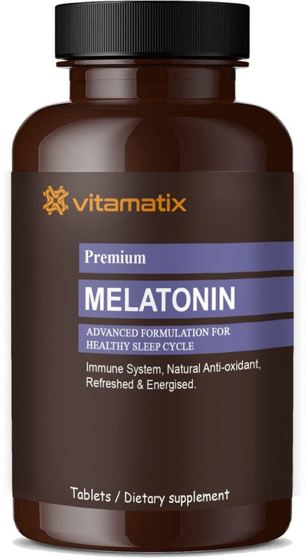 Vitamatix Sleeping Pills Aid for Deep Sleep with Melatonin Tablets (G164)  (90 Tablets)