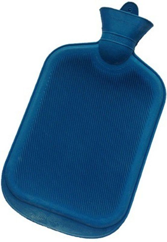 CRETO Hot Warm Bottle Non Rechargeable Rubber 1 L Hot Water Bag  (Blue)