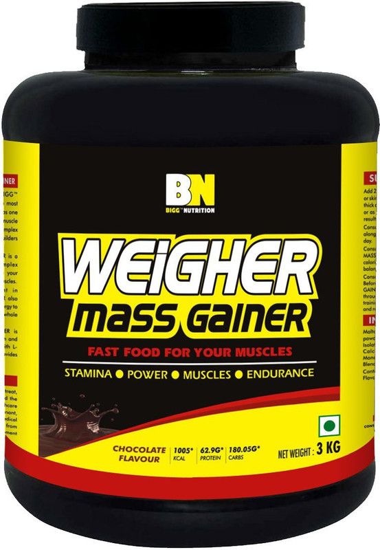 Bigg Nutrition Weigher Mass Gainer Weight Gainers/Mass Gainers  (1 kg, Chocolate)