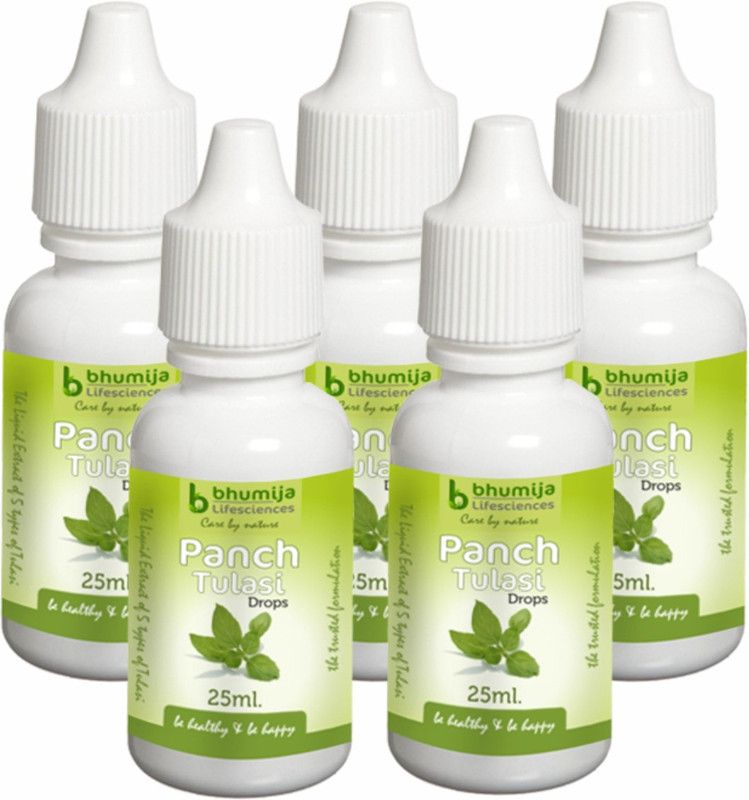 Bhumija Lifesciences Panch Tulsi 25Ml.(Pack of Five)  (5 x 25 ml)