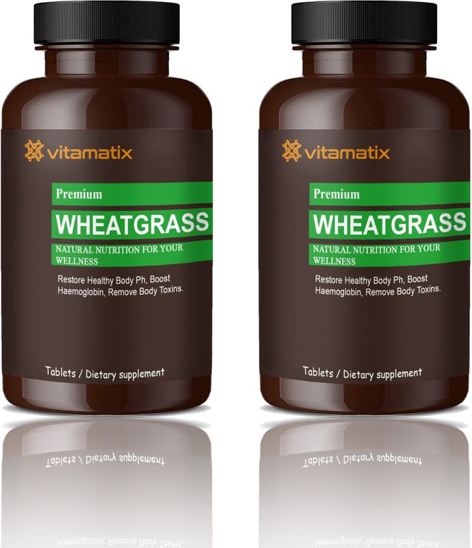Vitamatix Wheatgrass 800 mg Tablets (G276)  (2 x 60 Tablets)