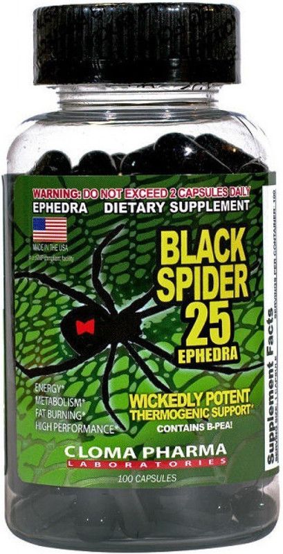 cloma pharma Black Spider 100 caps  (100 No)