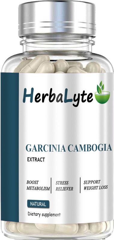 HERBALYTE 100% Natural & Garcinia Cambogia Extract 70% (HCA) For Fat Burn  (30 Capsules)