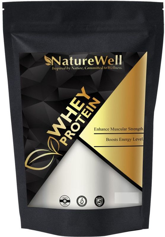 Naturewell Pure Series Whey Protein Concentrate| Raw Whey from USA Ultra(AS1725) Whey Protein  (500 g, Unflavored)