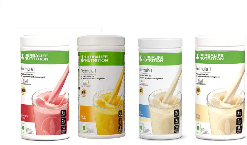 HERBALIFE Nutrition Combo Of Strawberry , Mango , Kulfi & Vanilla Shake Mix Protein Blends  (2 kg, Mango, Vanilla, Strawberry, Kulfi)