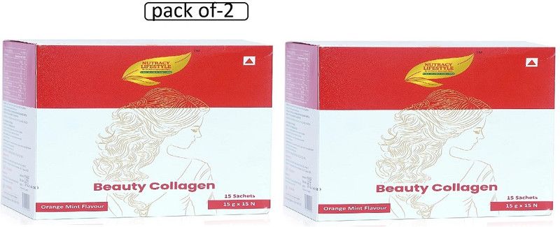 NUTRACY LIFESTYLE Beauty Collagen (450 g) pack of 2-(30*15)  (2 x 225 g)