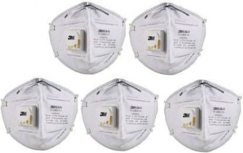 3S 3M Particulate Respirator (FFP1) 9004V Pack of 5  (Free Size, Pack of 5)