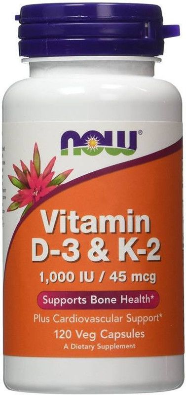 Now Foods Vitamin D-3 And K-2  (120)