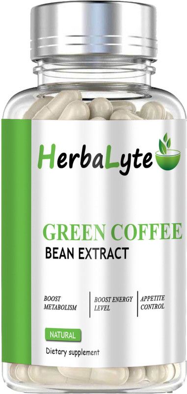 HERBALYTE Green Coffee Bean Extract 800mg for Weight Loss Capsule  (30 Capsules)