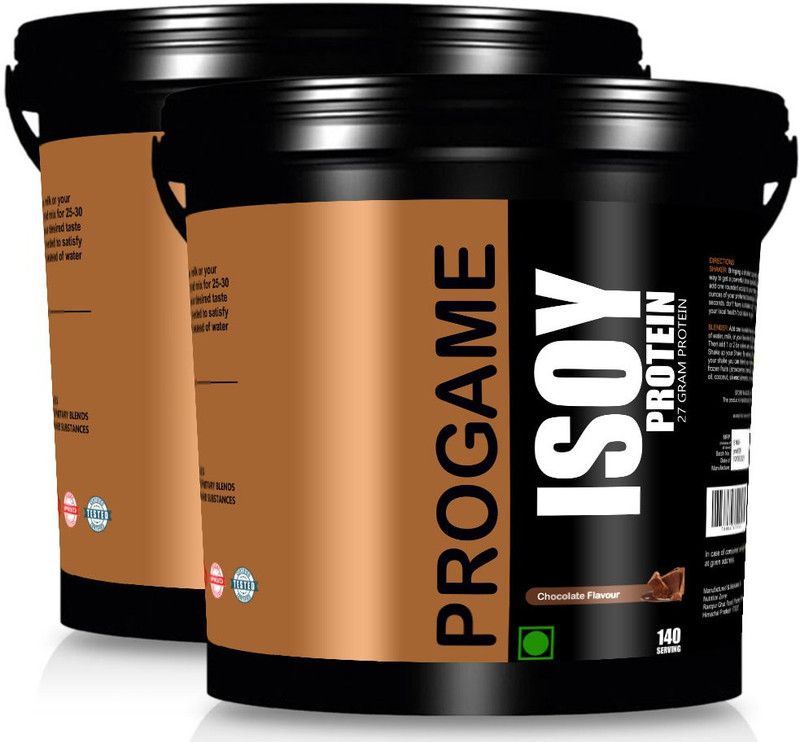 Progame Isoy Protein - 9.4lbs - of 2 Whey Protein  (9.4 pounds, Chocolate)