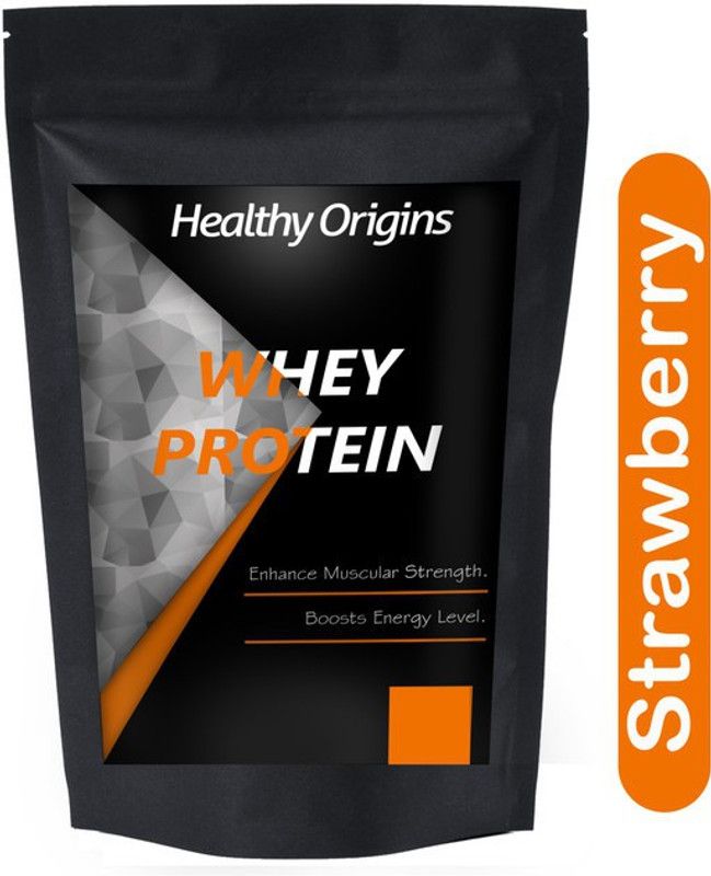 Healthy Origins Gold Standard 100% Protein Powder Whey Protein Concentrate Pro(Ho841) Whey Protein  (1500 g, Strawberry)