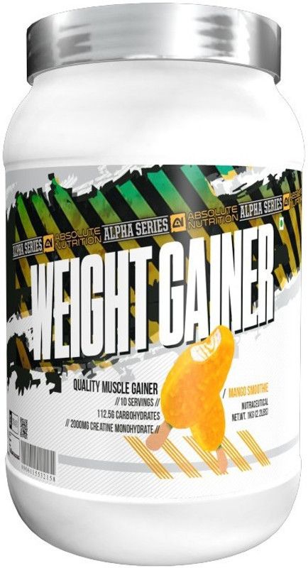 ABSOLUTE NUTRITION Alpha Series Weight Gainers/Mass Gainers  (1 kg, Mango Smoothie)