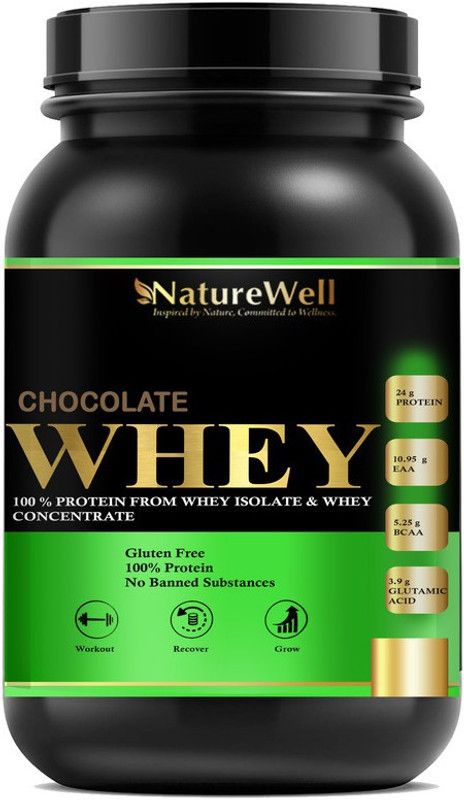 Naturewell Organics Gold Standard 100% Protein Powder - Primary Source Isolate Whey Protein (AS2521) Whey Protein  (2500 g, Chocolate)