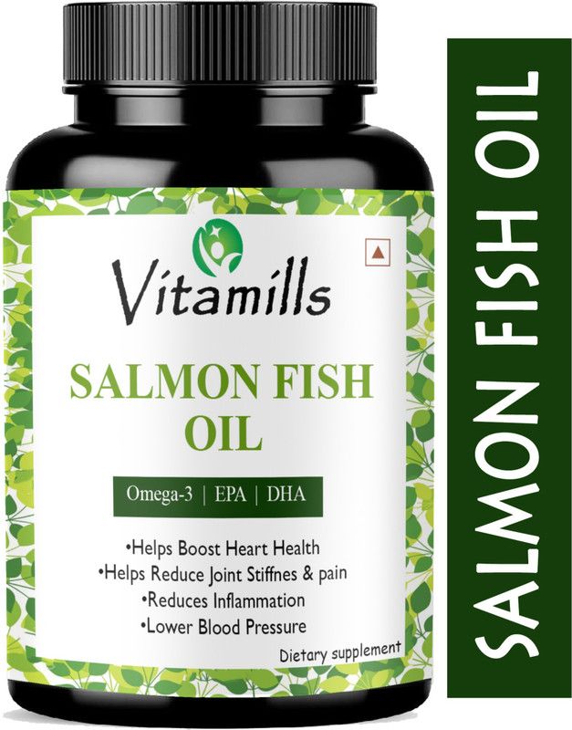 Vitamills Salmon Fish Oil 1000mg Triple Strength 660mg (Advanced)  (30 Capsules)