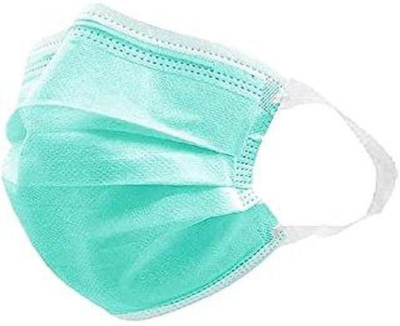 Chhabra Surgicals 3-Ply Surgical Mask With Meltblown Fabric Disposable Surgical Mask For Men and Women Water Resistant Surgical Mask With Melt Blown Fabric Layer  (Blue, Free Size, Pack of 200, 3 Ply)