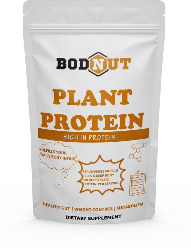 Bodnut 100% Natural Vegan Protein Powder Plant Based ProteinPro (OL174) Plant-Based Protein  (600 g, Chocolate)