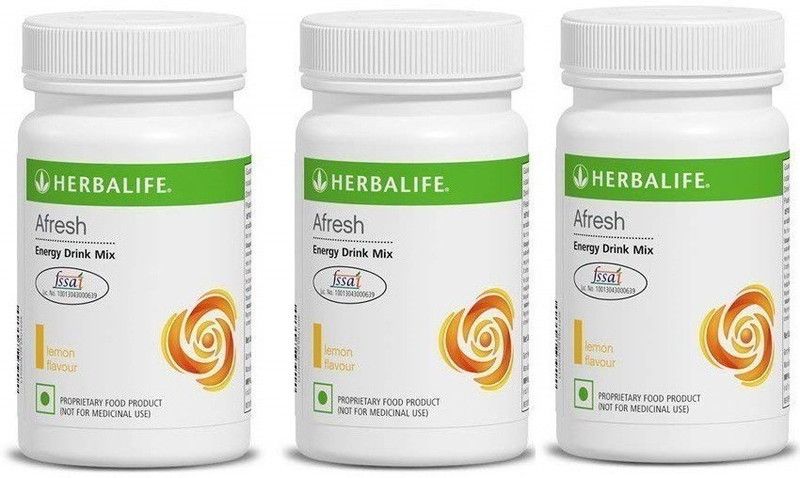 HERBALIFE Afresh Energy Drink Lemon Pack of 3 Energy Drink  (3x16.67 g, Lemon Flavored)