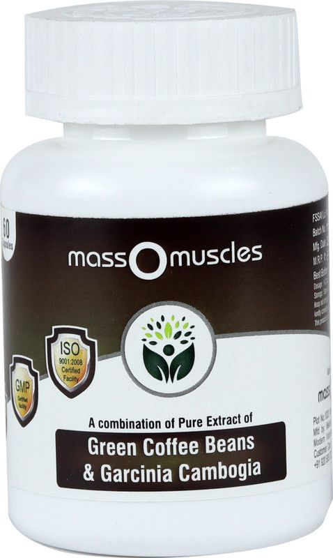 Massomuscles Green Coffee Beans with Garcinia Cambogia 60 Capsuels For Weight Loss (Pack of 1)  (60 Capsules)