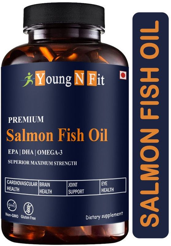 Young N Fit Salmon Fish Oil 1000mg Triple Strength 660mg Pro (YNF36)  (30 Capsules)