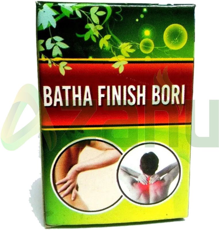 azanu Batha finish bori | Batha Finish Bori Ayurvedic Pain relief tablets 2 pack Tablets  (2 x 30 Units)