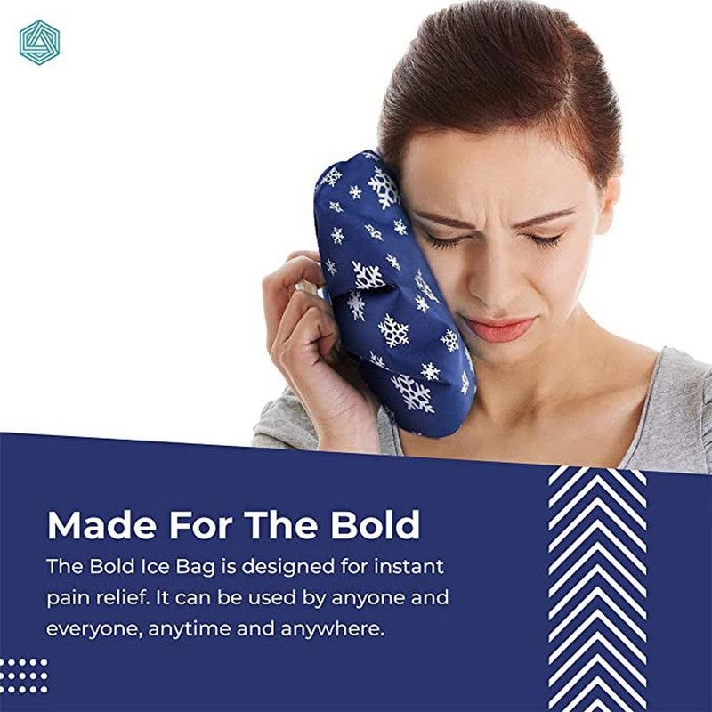 khomadri Ice Cold Pack Ohuhu Reusable Ice Bag Hot Water Bag for Injuries, Hot & Cold Therapy and Pain Relief hot& cold pain Pack  (Malti colour)